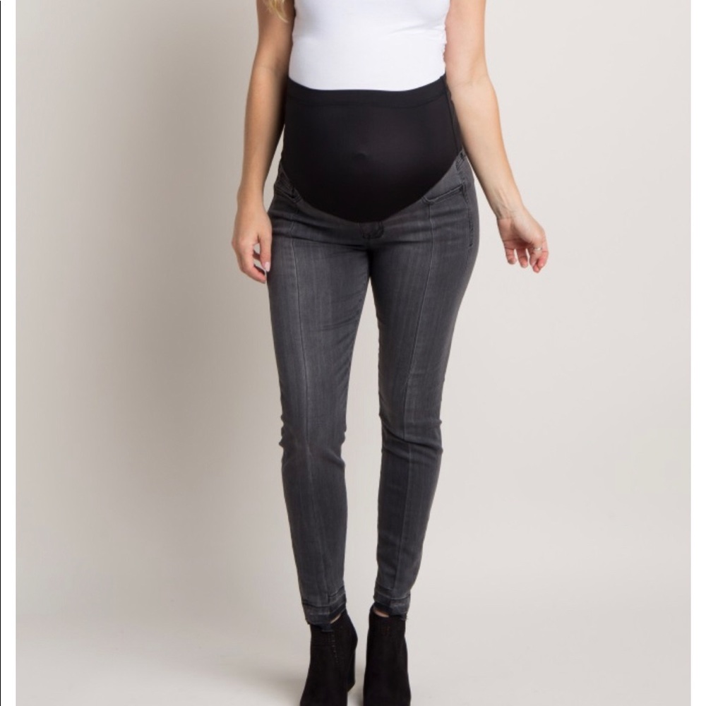 Pinkblush Gray Denim Skinny Jeans